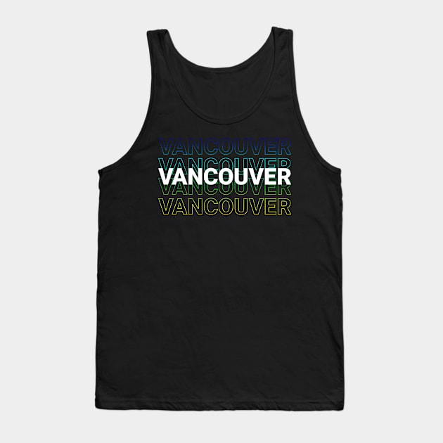 Vancouver - Kinetic Style Tank Top by car lovers in usa